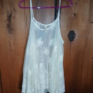 Elegant Cream Lace Women’s Top